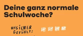 Plakatausschnitt Aktionswoche gegen Extremismus an Schule