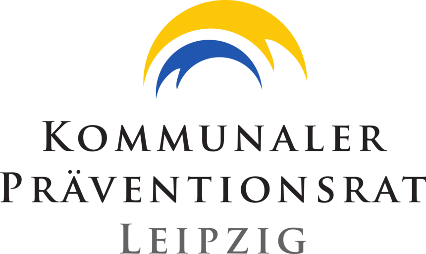 weißer Untergrund und darauf Kommunalpräventiver Rat Leipzig