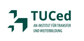 Grafik zeigt die fünf Buchstaben Tuced, die für die Technisches Universität Chemnitz stehen