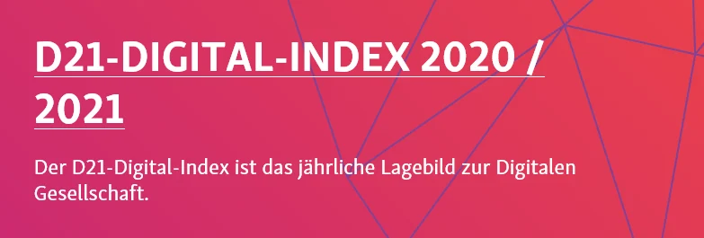 rotes Rechteck mit der Innenschrift digitaler Index